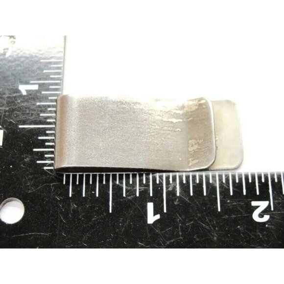 Dollar $ Sign Money Clip Stainless Steel Wallet Credit Card Cash Vintage Wear - Picture 3 of 6